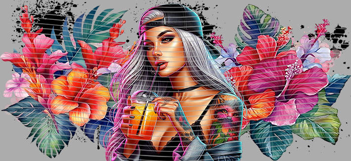 16oz Sunflower Girl-SU-590